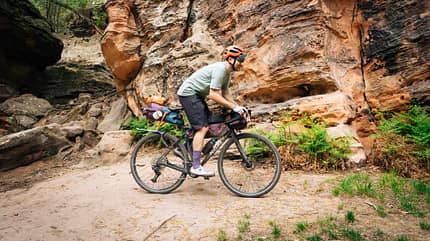 Ritchey Septimer,Gravelbike,Test,Action vor Felswand