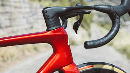 Specialized S-Works Tarmac SL9,Rennrad,ROADBIKE Test,Vorbau,Steuerrohr Specialized S-Works Tarmac SL9,Rennrad,ROADBIKE Test,Vorbau,Steuerrohr