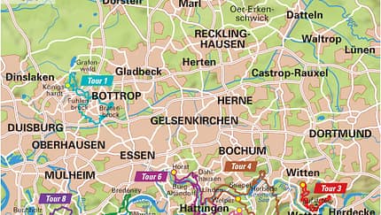 MB 0414 Ruhrgebiet Karte