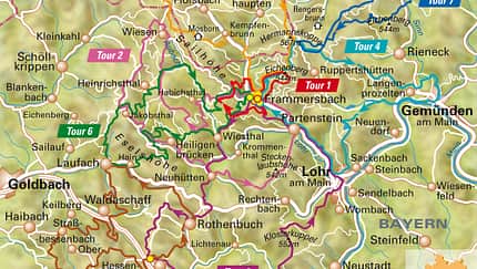 MB 0514 Spessart - Übersichtskarte