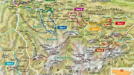 MB 0114 Picos de Europa  - Übersichtskarte