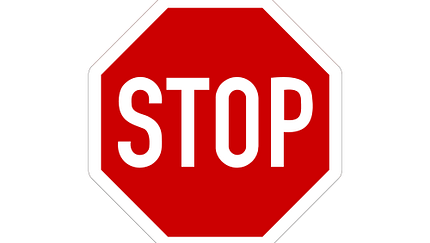 MB Stopp-Schild