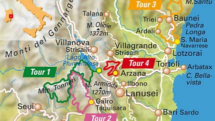 MB 0214 Sardinien - Übersichtskarte