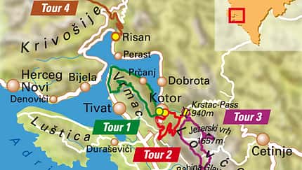 MB 1011 Montenegro - Übersichtskarte