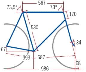 RB Specialized Tarmac SL2 S-Works Geometrie