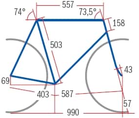 RB Wilier Cento1 Geometrie