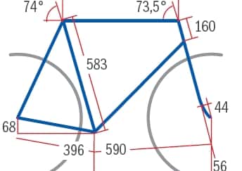 RB 0808 Cervelo R3 Ultegra SL - Bike - Geometrie