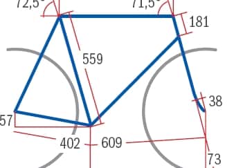 RB 0808 Baukasten-Bikes - Centurion Gigadrive Carbon - Geometrie