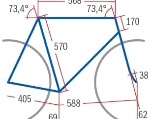 RB Canyon Ultimate CF Pro 9.0  Geometrie