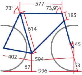 RB Scott Cyclocross Team Geometrie