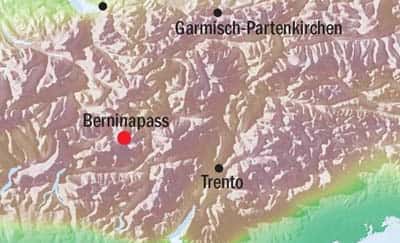 RB Traumpass Berninapass Karte
