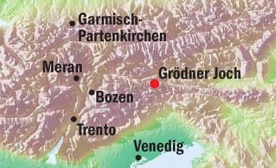 RB Traumpass Grödner Joch Karte