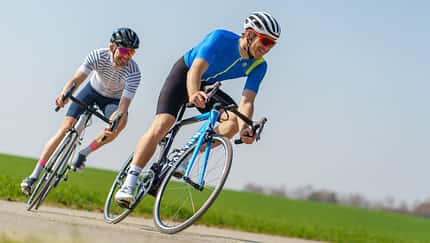 Fahrbilder Rennrad mit Felgenbremsen