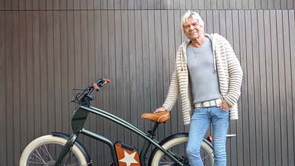 Matthias Reim und sein Youmo-E-Bike.