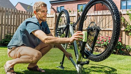 Cleaning Down the Bike
