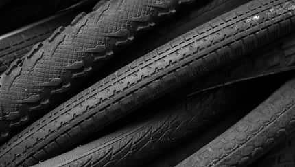 Black Bicycle Tires.