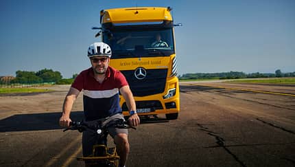 Wie funtioniert eigentlich ein LKW-Notbremssystem?