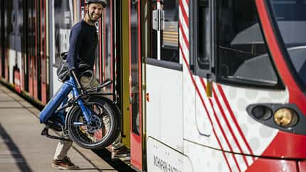 Klapprad, Zug