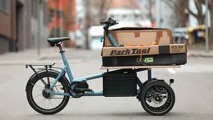Seitenansicht E-Lastenrad des deutschen Herstellers CHIKE