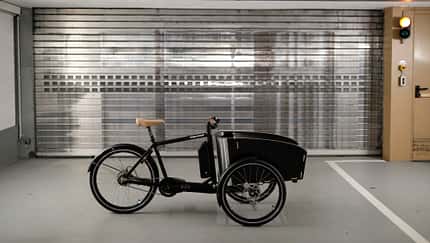 Seitenansicht Frontloader E-Lastenrad Feddz PC1 E-Cargo