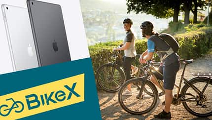 Apple iPad Gewinnspiel 2023 - Fahrrad - BikeX