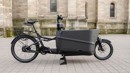 Seitenansicht Riese und Müller Familien-Lastenrad Packster Vario