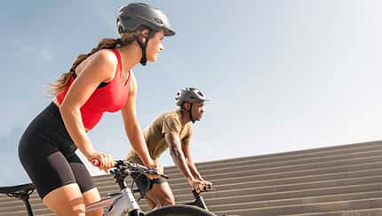 Radfahrer, keine Schmerzen, Sattel