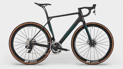 Canyon Endurace,Rennrad,Farbe Ultra Stealth,Seitenansicht