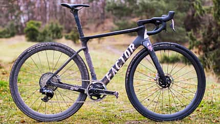 Gravelbike,Factor Ostro Gravel,Seitenansicht