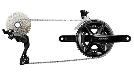 Schaltgruppe,Detail,Shimano 105,Gesamtansicht