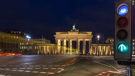 Radweg Deutsche Einheit, Berlin, Brandenburger Tor