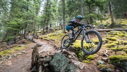 Biketest in Latsch/Vinschgau, Lukas Ittenbach auf dem neuen Propain Tyee in Action