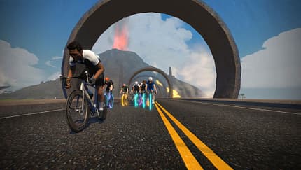 Zwift Rennrad Indoortraining Smarttrainer Rolle