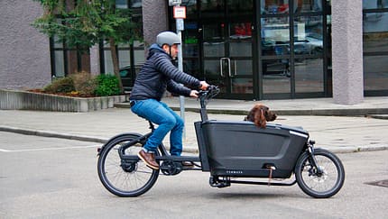 E-Cargobike Tenways Cargo One Action
