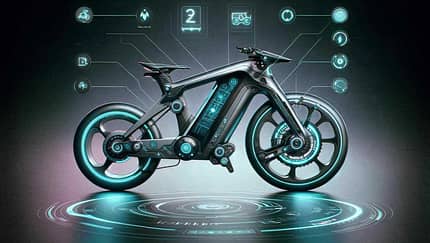 E-Bike der Zukunft Produktbild integration von KI