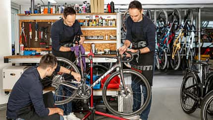Werkstatt Rennrad Frühjahr Check