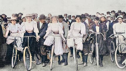 Eine kurze Geschichte der Frauen auf dem Rad 