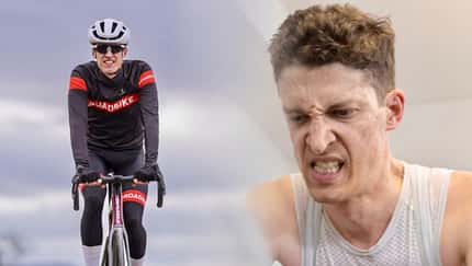 ROADBIKE-Redakteur Moritz Pfeiffer beim Training