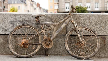 Ruined bicycle
