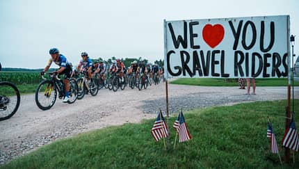 Unbound Gravel 2024 Rennszene