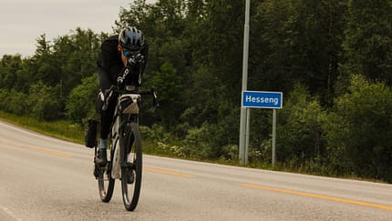 Sebastian Breuer startet die Tour auf dem European Divide Trail