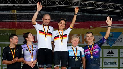 Gravelbike DM 2024 Siegerpodest