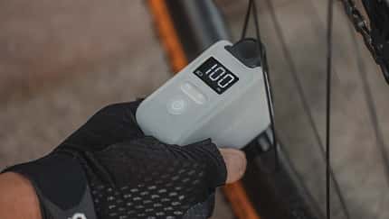 Topeak E-Booster,Pumpe,im Einsatz