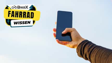 Handynutzung auf dem Fahrrad 