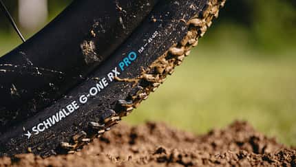 Schwalbe G-One RX Pro Schriftzug