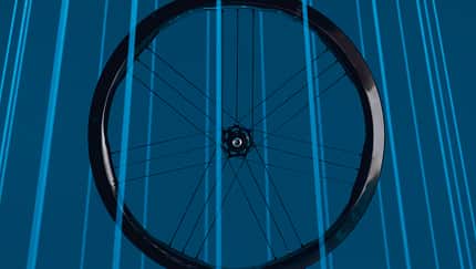 Campagnolo,Shamal,Laufrad,blauer Hintergrund