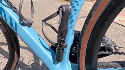 Topeak Roadie DA,Mini-Luftpumpe,Rennrad,Gravelbike,am Fahrrad 