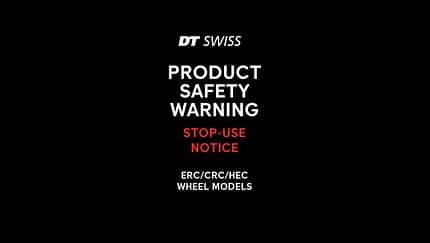 DT Swiss ruft Laufräder zurück
