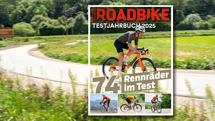 Cover des ROADBIKE-Testjahrbuchs 2025