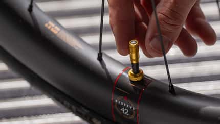 Nahaufnahme Ventil von BBB Cycling Nahaufnahme Ventil von BBB Cycling